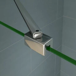 Box Doccia Walk In Parete Fissa Barra Stabilizzatrice Ad'angolo 45cm Cristallo Temperato Anticalcare 8 Mm 50x200cm -Stile Bagno 19967966 3