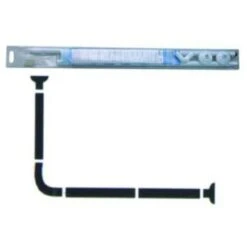 TELAIO REGGITENDA ANGOLO PER VASCA Cm.80x94/180 ESTENSIBILE BIANCO FERR 114509