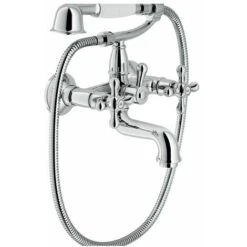 Nobili Rubinetteria Grazia C5001 Gruppo Vasca Esterno Con Duplex Cromo