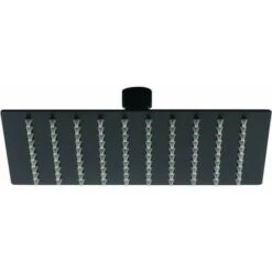 Soffione Doccia Modello Quadro Nero Opaco Tecom LSNR Nero Opaco - Q 300 X 300