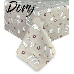 TOVAGLIA DORY OCA Oche OCHETTE In Cotone Cm. 140x140 X4 Persone