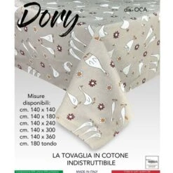 TOVAGLIA DORY OCA Oche OCHETTE In Cotone Cm. 140x140 X4 Persone -Stile Bagno 21672486 3
