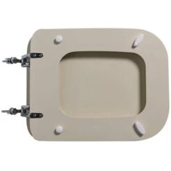Copriwater Champagne Serie Conca Ideal Standard In Legno Rivestito Con Cerniere -Stile Bagno 21779007 4