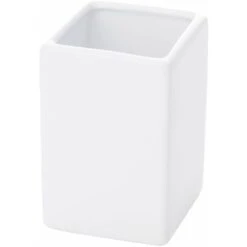 BICCHIERE VERBENA IN CERAMICA BIANCA