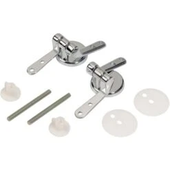 COPPIA CERNIERE CROMO X SED.WC
