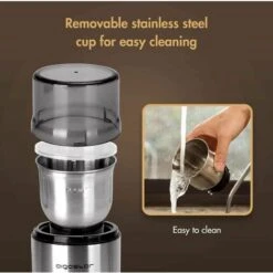 MACINA CAFFE SPEZIE PEPE NOCI ELETTRICO 200W CAPACITA' 75GR GARANZIA 24 MESI -Stile Bagno 22189148 3