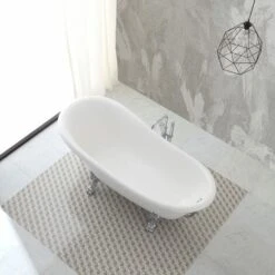 VASCA STILE CLASSICO FREESTANDING CON PIEDINI ARGENTO ROMANTICA 7 VASCA STILE CLASSICO FREESTANDING CON PIEDINI ARGENTO ROMANTICA -Stile Bagno 2259109 3