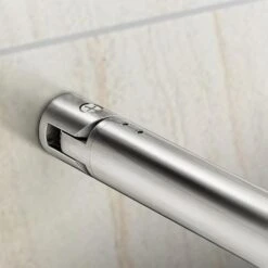 H.200cm Doccia Walk-in Con Paretina Movibile 40cm In Cristallo 8mm Anticalcare Barra Stabilizzatrice 70-120cm Misura 130 Cm (90+40) -Stile Bagno 22870038 4