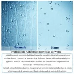 Parete Doccia Walk-in Con Barra Stabilizzatrice Angolare 45cm Cristallo Temperato Anticalcare 6mm Misura 65x185cm -Stile Bagno 22870042 4