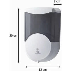 Dispenser Porta Sapone Automatico Con Fissaggio A Muro Capienza 600 Ml -Stile Bagno 23440157 3