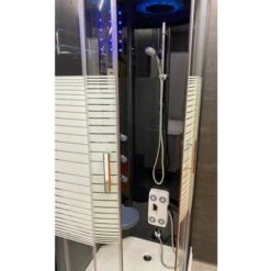 Cabina Doccia Idromassaggio, 80x80x220cm, Con Luci Colorate -Stile Bagno 23537368 4