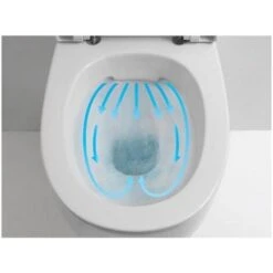 Wc Sospeso Senza Brida Perla Bianco Con Coprivaso Slim Soft Close Incluso - Spazio -Stile Bagno 23672597 3