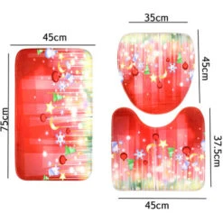 Set Di Tappetini Per Tende Da Doccia All'uncinetto -Stile Bagno 23847692 3