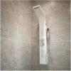 Colonna Doccia Con Getti Idromassaggio Ed Effetto Cascata, 145,5x20,3cm