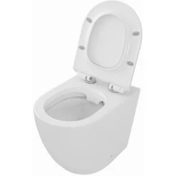 Wc Filomuro Rimless In Ceramica Bianco Serie Tokyo -Stile Bagno 24124118 3