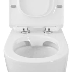 Wc Filomuro Rimless In Ceramica Bianco Serie Tokyo -Stile Bagno 24124118 4