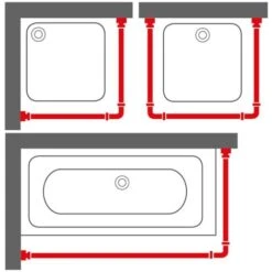 Set Binario Per Tenda Da Doccia Easy-Roll Bianco Sealskin -Stile Bagno 24385140 5
