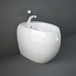 Coppia Di Sanitari Filomuro Con Wc Senza Brida Modello Cloud Di Rak Ceramics Compreso Coprivaso Cm 56 -Stile Bagno 24732094 3