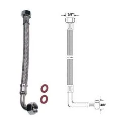 Sanitop Wingenroth-Valvola Tubo Di 200 Millimetri 3/8 X 1/2 Ig Ig