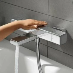Hansgrohe Ecostat E - Miscelatore Termostatico Per Vasca Da Bagno, Cromo 15774000 -Stile Bagno 25447689 3