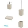 Accessori D'appoggio "Petra" Set 4 Pezzi Colore Beige