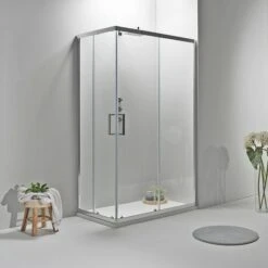 BOX DOCCIA ELITE ANGOLARE 70x100 CM SCORREVOLE TRASPARENTE -Stile Bagno 25793046 3