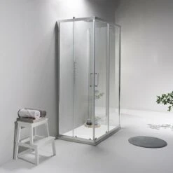 BOX DOCCIA ELITE TRE LATI 70x120x70 CM SCORREVOLE TRASPARENTE -Stile Bagno 25793178 4