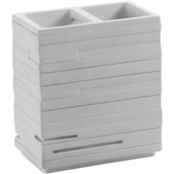 PORTASPAZZOLINI GEDY QUADROTTO BIANCO D'APPOGGIO