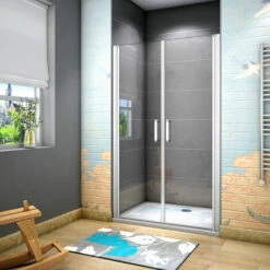 185 Cm Box Doccia Per Nicchia Porta Battente 2 Ante Saloon Cristallo Temperato 5 Mm Trasparente Profilo In Alluminio Processo Di Elettroforesi 70 Cm