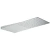 Soffione A Sbalzo 50 X 23 Cm Effetto Pioggia In Acciaio Inox Cromo