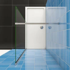 Walk In Parete Per Doccia Cristallo Temperato 8mm Anticalcare Trasparente Inclusa Barra Stabilizzatrice Da 90 Cm Tagliabile 70x190cm -Stile Bagno 26942820 3