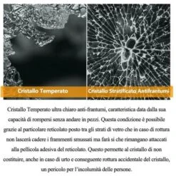 Walk In Parete Per Doccia 60x200 Cm Cristallo Temperato Anti-frantumi Anticalcare 8mm Striscia Satinata/Opaca Barra Stabilizzatrice Da 90 Cm Telaio Nero Opaco -Stile Bagno 27151208 4