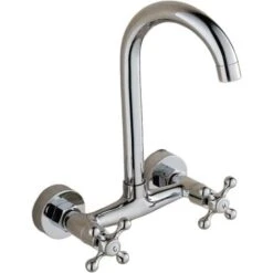 Rubinetto A Parete Con Canna Ad Ombrello Vintage