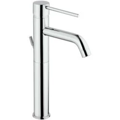 Miscelatore Lavabo Alto Piralla Serie Essenza 0ES00488A16 Con Piletta