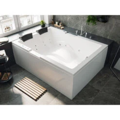 Vasca Idromassaggio Zeus 2 Pers. 190 Sinistra 24 Pezzi Getti Senza Rubinetteria -Stile Bagno 27594294 3