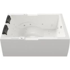Vasca Idromassaggio Zeus 2 Pers. 190 Sinistra 24 Pezzi Getti Senza Rubinetteria -Stile Bagno 27594294 4