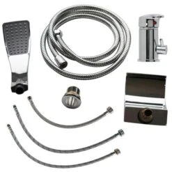 Miscelatore Per Vasca Melko Miscelatore Monocomando 3 Fori Rubinetto Cromato Raccordo Bordo Vasca -Stile Bagno 27636583 3