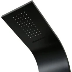 Ogomondo Colonna Doccia Night Nero Opaco 3 Getti Idro Lombari E Cascata H140xl20 Confezione 1 -Stile Bagno 27868093 3