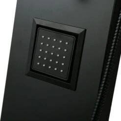 Ogomondo Colonna Doccia Night Nero Opaco 3 Getti Idro Lombari E Cascata H140xl20 Confezione 1 -Stile Bagno 27868093 5