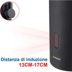 Rubinetto Ad Infrarossi Automatico Con Sensore, Miscelatore Moderna Per Lavabo Bagno Nero -Stile Bagno 27938604 3