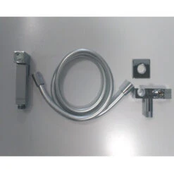 Kit Idroscopino Cromato Quadro Doccetta Per Wc Portatile Shut-off Monogetto Con Leva -Stile Bagno 27967371 3