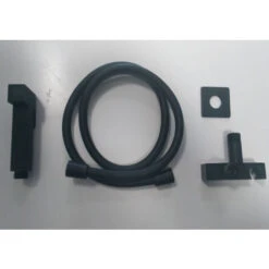 Kit Idroscopino Nero Quadro Doccetta Per Wc Portatile Shut-off Monogetto Con Leva -Stile Bagno 27967373 3