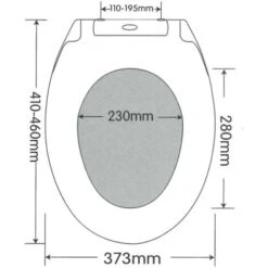 Sedile Per WC Universale Termoindurente Tecom DSC01 Bianco -Stile Bagno 28404252 3