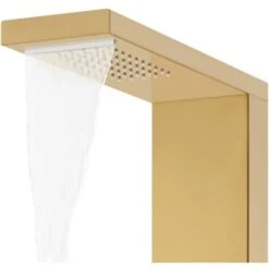 Sistema Di Pannelli Doccia In Acciaio Inossidabile 201 Oro VidaXL 9 Sistema Di Pannelli Doccia In Acciaio Inossidabile 201 Oro VidaXL -Stile Bagno 28488317 5