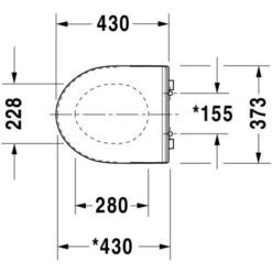 Sedile E Coperchio DURAVIT DuraStyle Basic Senza Chiusura Rallentata, Con Cerniere In Acciaio Inox - Art. 002071 0000 -Stile Bagno 28548184 3