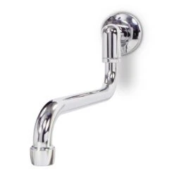 Bocca Di Erogazione Orientabile River R592283 A Muro In Ottone Cromato Cromato