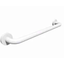 Bagnoexpert Maniglione Di Sostegno Cm. 60 In Acciaio Verniciato Bianco