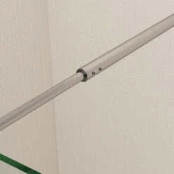 SIRHONA Barra Stabilizzatrice Regolabile 700-1200 Mm Per Box Doccia, Barra Di Fissaggio In Vetro In Acciaio Inossidabile, Per Parete Fissa Da Bagno, Cromo Lucido -Stile Bagno 29675279 4