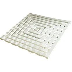 Pedana Per Doccia In Plastica Antiscivolo Cm 60x60