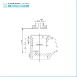 Cartuccia Di Ricambio 25 Mm Serie Quatra Feridras -Stile Bagno 30064570 4